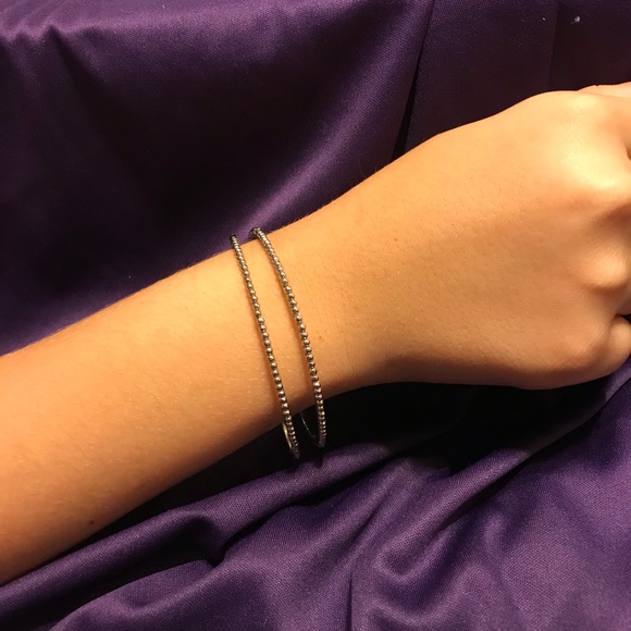 Silvertone Bangles - Picture 2 of 3